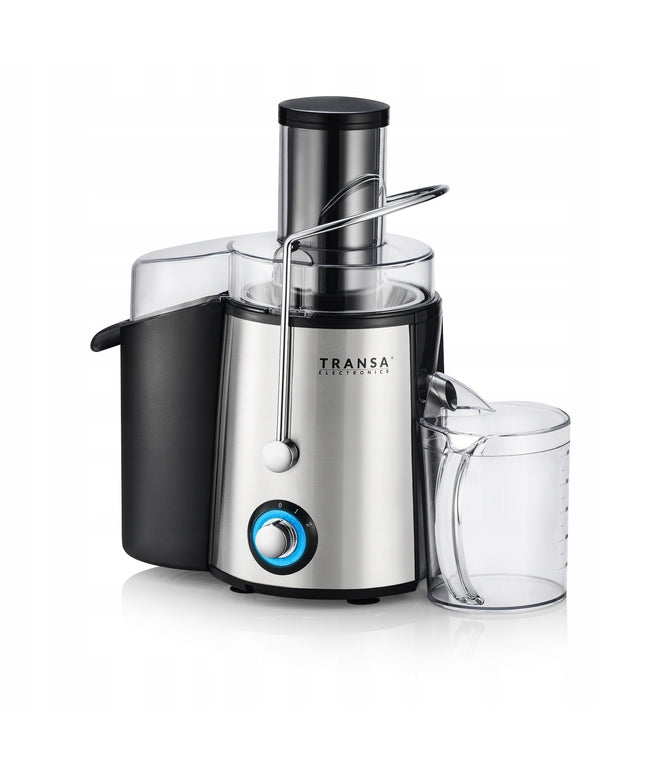 Galinga vaisių ir daržovių sulčiaspaudė FreshJuice TRANSA 1400W – greita ir efektyvi sulčių gamyba namuose