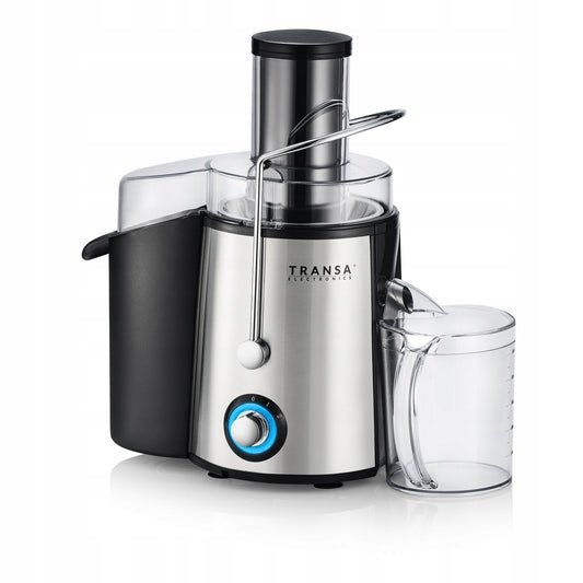 Galinga vaisių ir daržovių sulčiaspaudė FreshJuice TRANSA 1400W – greita ir efektyvi sulčių gamyba namuose