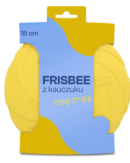 FRISBEE skraidantis diskas žaislas šunims aportavimui 18 cm lėkštė kramtukas