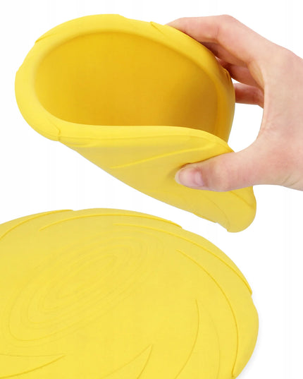 FRISBEE skraidantis diskas žaislas šunims aportavimui 18 cm lėkštė kramtukas
