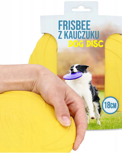 FRISBEE skraidantis diskas žaislas šunims aportavimui 18 cm lėkštė kramtukas