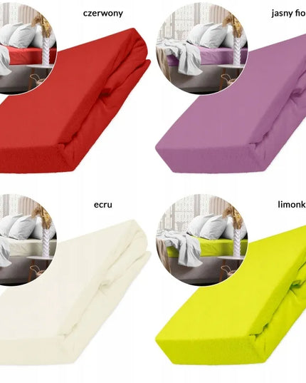 Frotinė paklodė su guma 160x200, švelni ir minkšta – didelis spalvų pasirinkimas