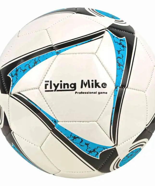 Futbolo kamuolys 5 dydis FLYING MIKE treniruočių kamuolys aikštei baltas