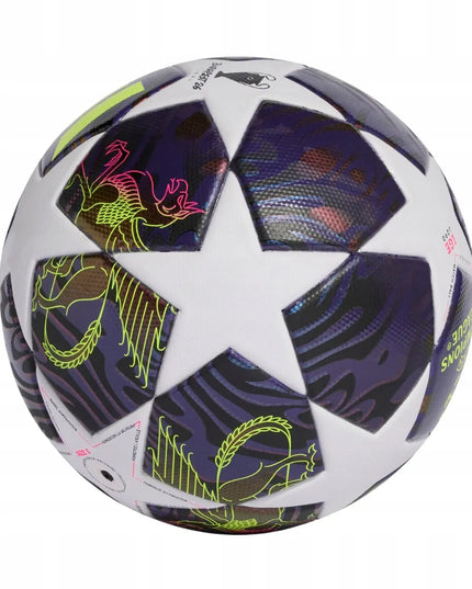Futbolo kamuolys adidas UCL 25/26 Final League J290 violetinis-baltas