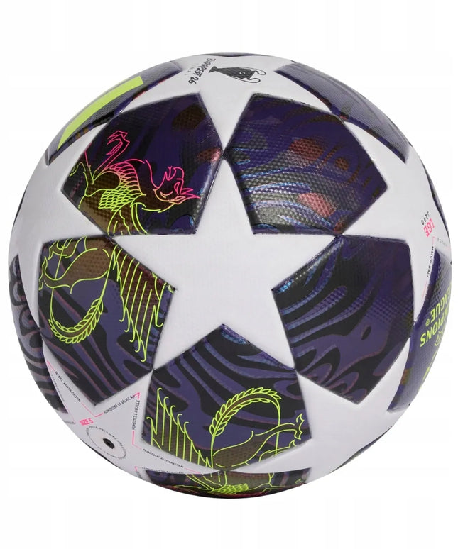 Futbolo kamuolys adidas UCL 25/26 Final League J290 violetinis-baltas