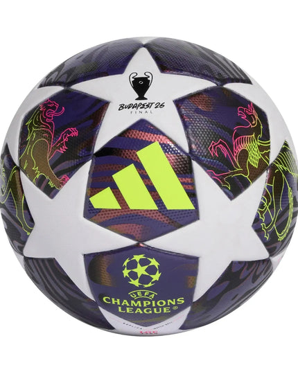 Futbolo kamuolys adidas UCL 25/26 Final League J290 violetinis-baltas