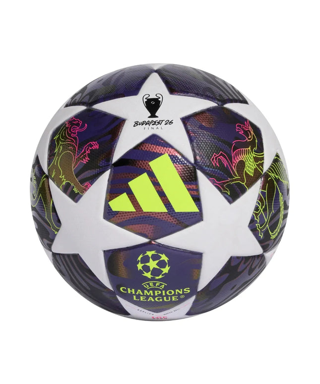 Futbolo kamuolys adidas UCL 25/26 Final League J290 violetinis-baltas
