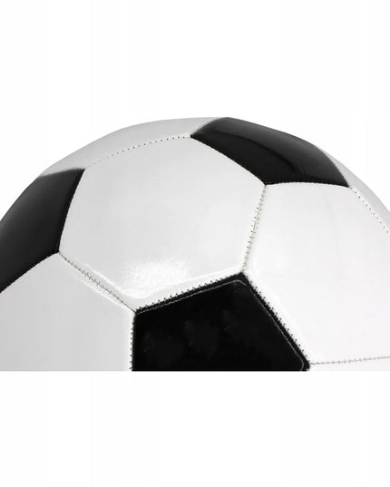 Futbolo kamuolys Enero Biedronka, juodos ir baltos spalvos, 5 dydis
