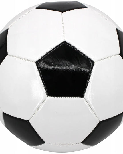 Futbolo kamuolys Enero Biedronka, juodos ir baltos spalvos, 5 dydis