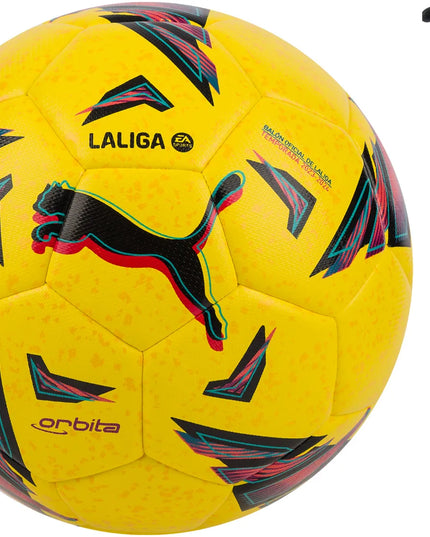 Futbolo kamuolys PUMA ORBITA LALIGA HYBRID treniruočių, 5 dydis + POMPA!