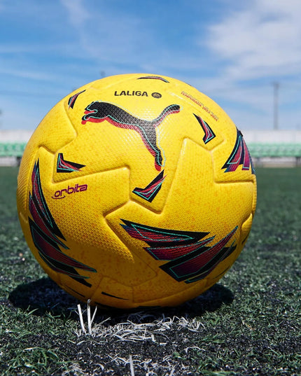 Futbolo kamuolys PUMA ORBITA LALIGA HYBRID treniruočių, 5 dydis + POMPA!