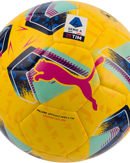 Futbolo kamuolys PUMA ORBITA SERIE A HYBRID 5 dydžio + DOVANA pompa!