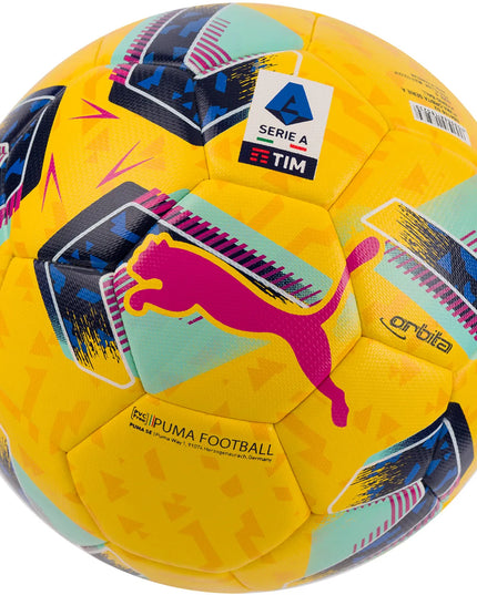 Futbolo kamuolys PUMA ORBITA SERIE A HYBRID 5 dydžio + DOVANA pompa!
