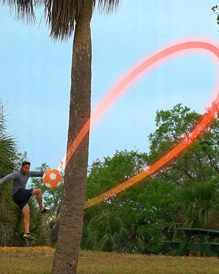 Futbolo kamuolys su sukimosi efektu Curve Soccer Ball iš EVA gumos 5 dydžio