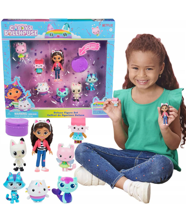 Gabby's Dollhouse didelis figūrėlių rinkinys 7 vnt. Panduš, MerCat, Fairy, Cakey