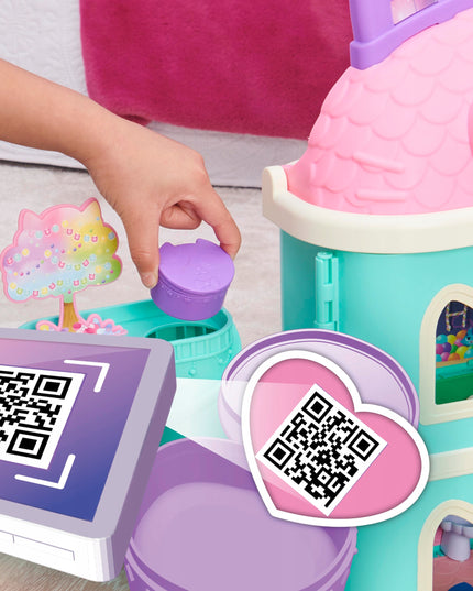 Gabby's Dollhouse didelis interaktyvus lėlių namas su liftu, lėlyte ir Pandy Paws figūrėle