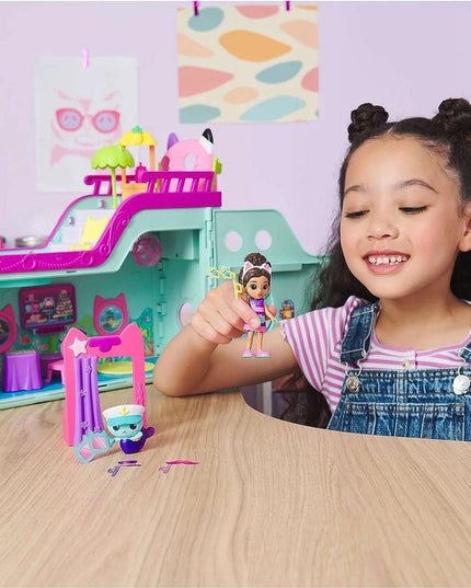 Gabby's Dollhouse rinkinys didelis interaktyvus laivas baseinas Undinėlė +2 figūrėlės