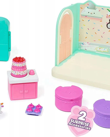 Gabby's Dollhouse virtuvės kambario rinkinys su Cakey