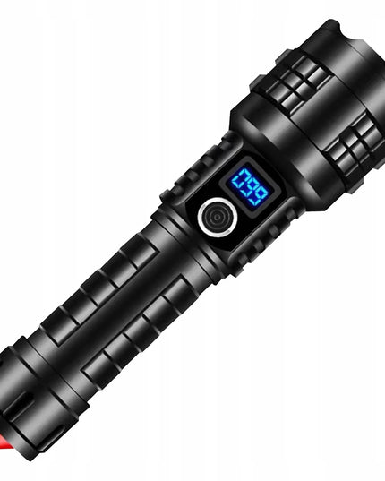GALIINGAS TAKTINIS LED ŽIBINTUVĖLIS SU PRIARTINIMU, ĮKRAUNAMAS, 10000LM, 26650 5000mAh, IPX5
