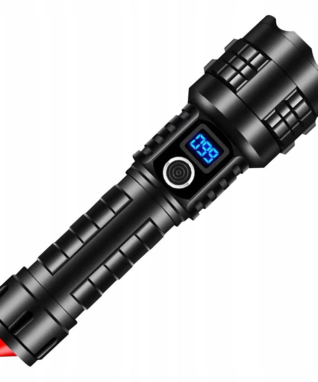 GALIINGAS TAKTINIS LED ŽIBINTUVĖLIS SU PRIARTINIMU, ĮKRAUNAMAS, 10000LM, 26650 5000mAh, IPX5