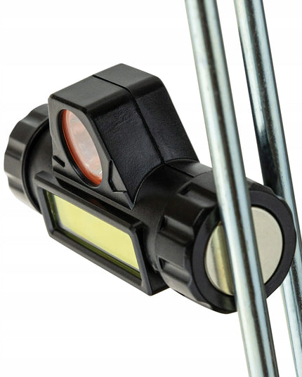 Galinga BLOW galvos prožektorius su magnetu, COB, LED, USB