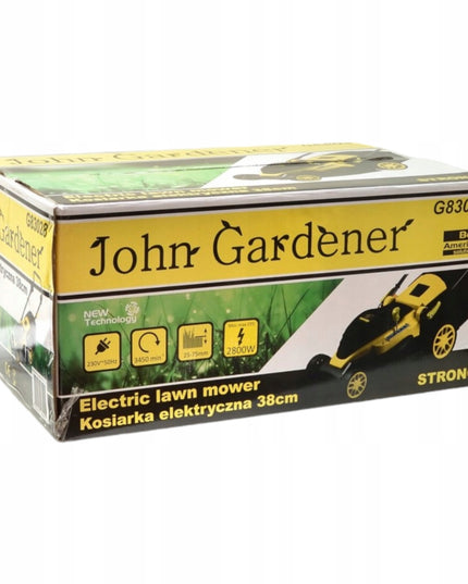 Galinga ir efektyvi JOHN GARDENER G83028 elektrinė žoliapjovė STRONG