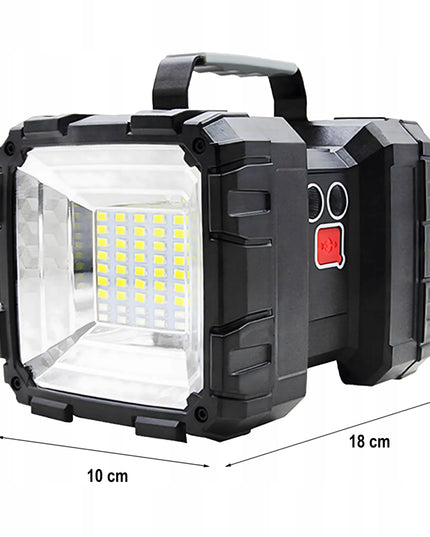 Galinga taktinė LED žibintuvėlis RETOO E973, 1800 lm, įkraunamas, USB, „Powerbank“ funkcija