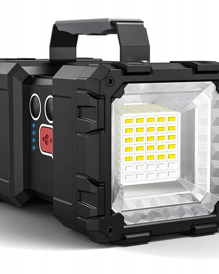 Galinga taktinė LED žibintuvėlis RETOO E973, 1800 lm, įkraunamas, USB, „Powerbank“ funkcija