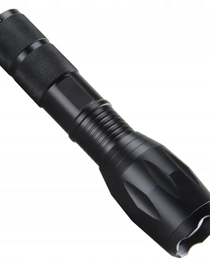 Galinga taktinė LED žibintuvėlis XML-T6 CREE su priartinimo funkcija