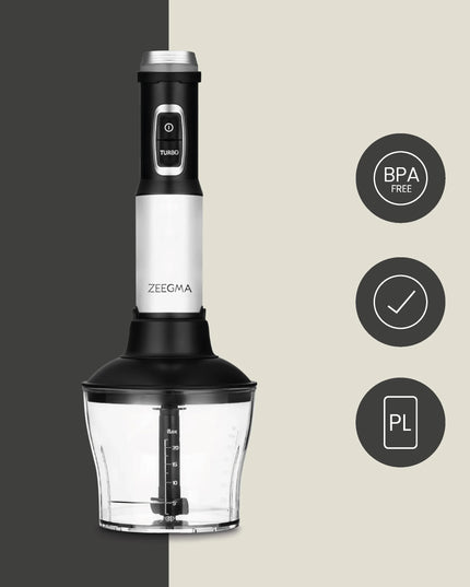 Galingas 5-viename rankinis trintuvas Zeegma Handy Chef su titano ašmenimis
