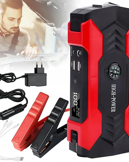 Galingas automobilio paleidiklis (Jump Starter) 28000mAh