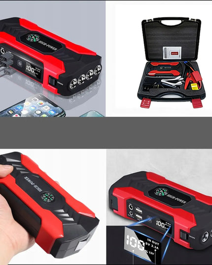 Galingas automobilio paleidiklis (Jump Starter) 28000mAh