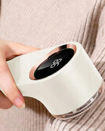 Galingas belaidis drabužių skustuvas su USB įkrovimu ir ekranu