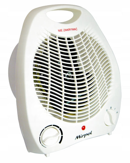 Galingas elektrinis šildytuvas ventiliatorius 2000W su termostatu MIRPOL HH-101