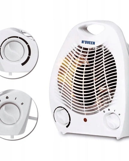 Galingas elektrinis termoventiliatorius N'OVEEN FH03 su termostatu 2000W