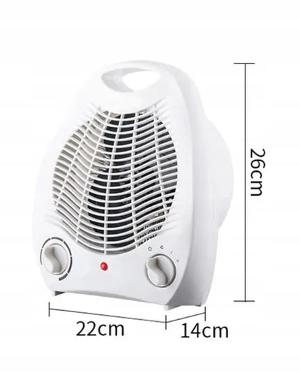 Galingas elektrinis termoventiliatorius N'OVEEN FH03 su termostatu 2000W