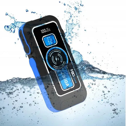 Galingas „Jump Starter“ paleidimo įrenginys „MBG line ET03 PRO MAX“ 16000mAh Powerbank