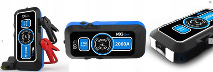 Galingas „Jump Starter“ paleidimo įrenginys „MBG line ET03 PRO MAX“ 16000mAh Powerbank