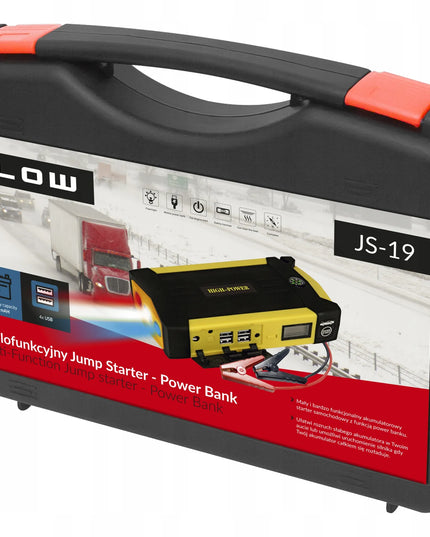 Galingas „Jump starter“ užvedimo įrenginys, „Booster“, „Powerbank“ 12V 16800mAh rinkinys