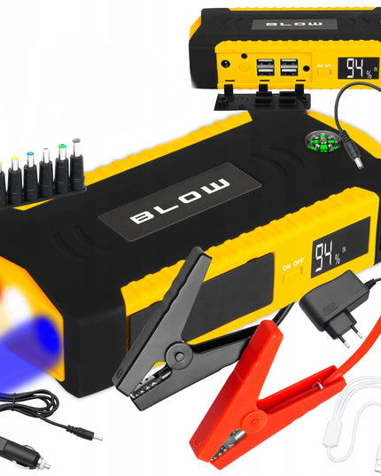 Galingas „Jump starter“ užvedimo įrenginys, „Booster“, „Powerbank“ 12V 16800mAh rinkinys