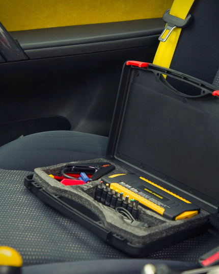 Galingas „Jump starter“ užvedimo įrenginys, „Booster“, „Powerbank“ 12V 16800mAh rinkinys