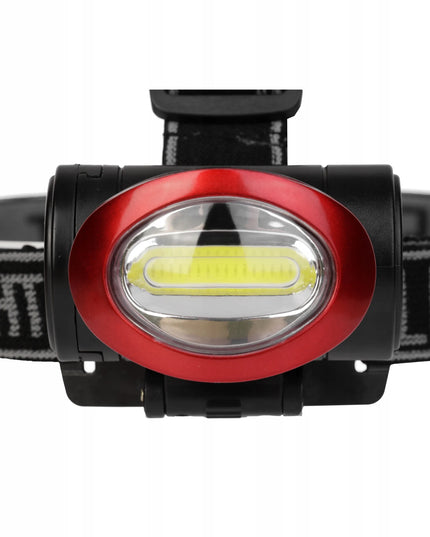 Galingas LED galvos žibintas, COB prožektorius ant galvos, 350 lm