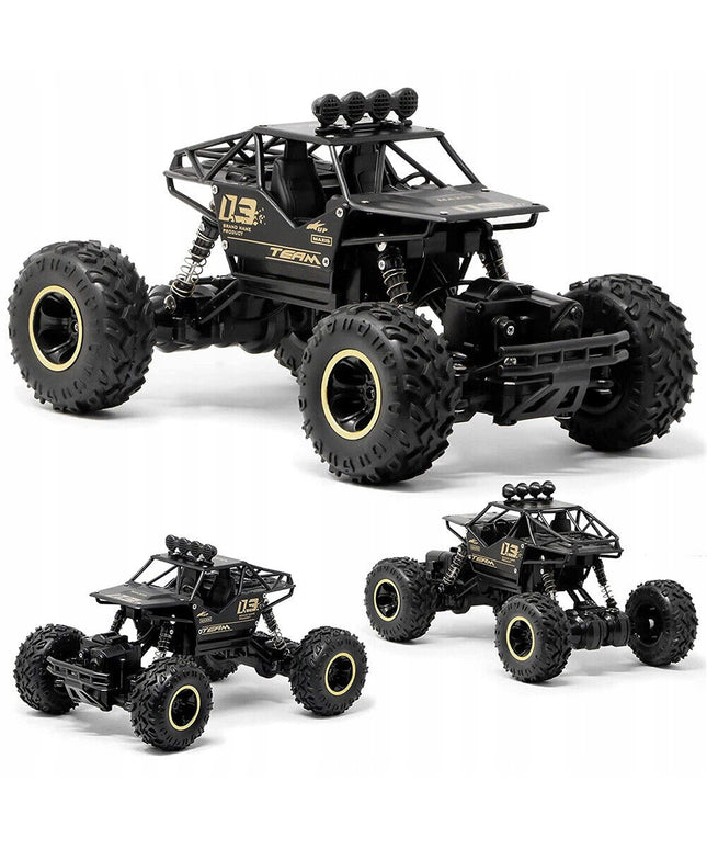 Galingas nuotoliniu būdu valdomas visureigis Rock Rover RC 4x4, 1:16 mastelis