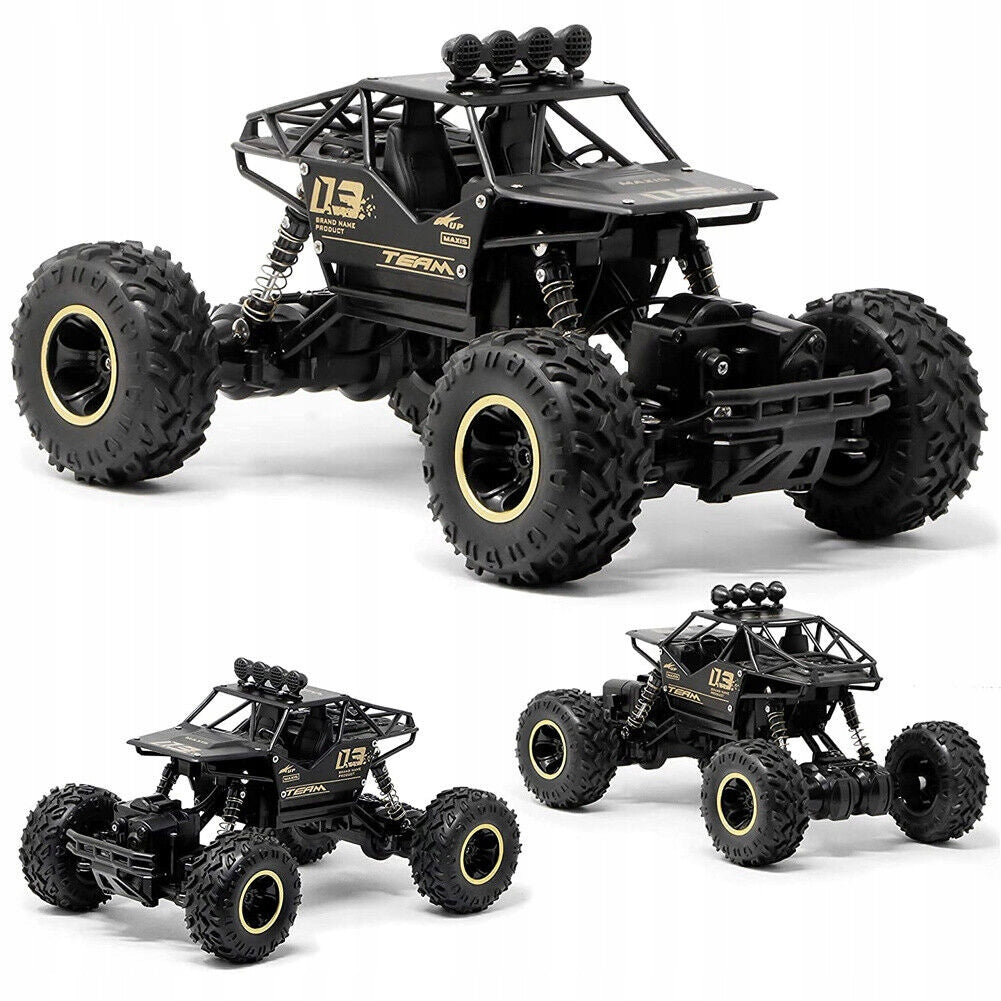 Galingas nuotoliniu būdu valdomas visureigis Rock Rover RC 4x4, 1:16 mastelis