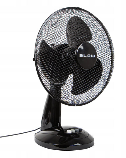 Galingas stalinis ventiliatorius BLOW, 40W, 30cm, su osciliacija ir 3 greičiais