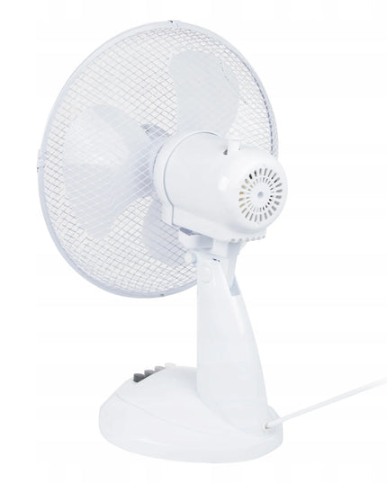 Galingas stalo ventiliatorius, tylus, besisukantis, 3 greičiai, 40W, 30cm