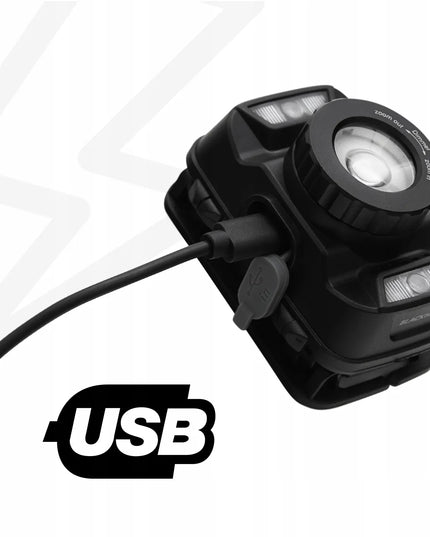 Galvinis LED žibintuvėlis Beon Blackhawk Pro 360lm USB
