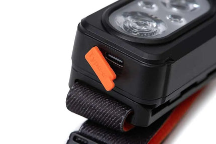 Galvinis žibintuvėlis Fox Halo Multi Colour 500c Headtorch su USB įkrovimu