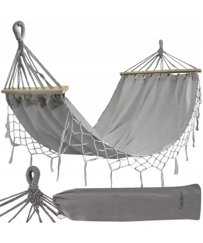 Gardlov 21079 sodo hamakas 200x100 cm, pilkas