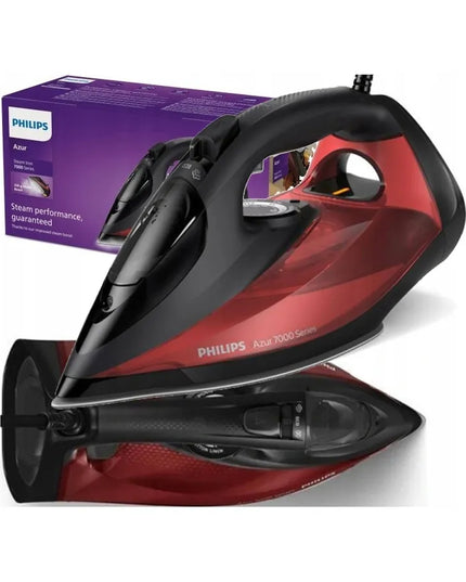 Garinis lygintuvas 2800 W Philips Azur 7000 serija, juodas ir raudonas DST7022/40